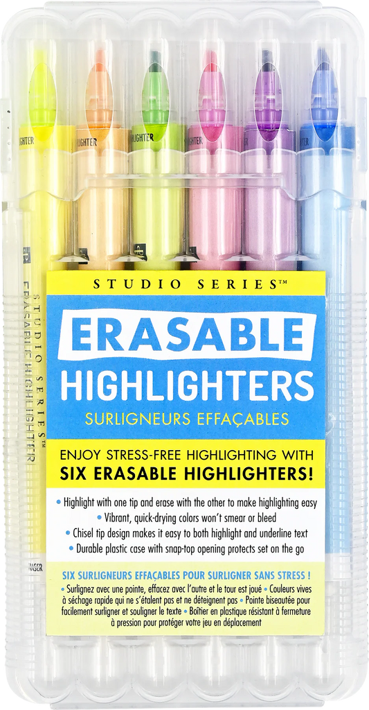 Art Center  Highlighters Erasable