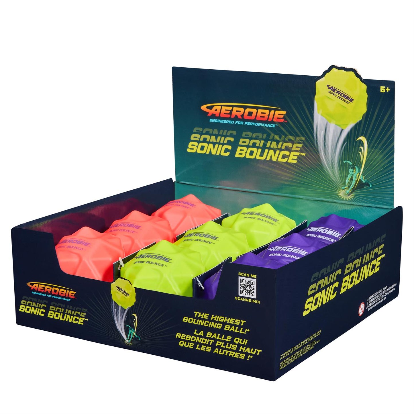 Aerobie Sonic Bounce Ball 2.75"