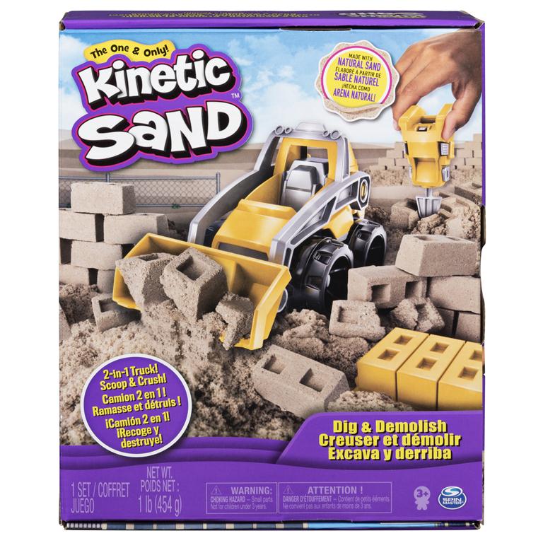 Kinetic Sand Dig & Demolish Truck Playset