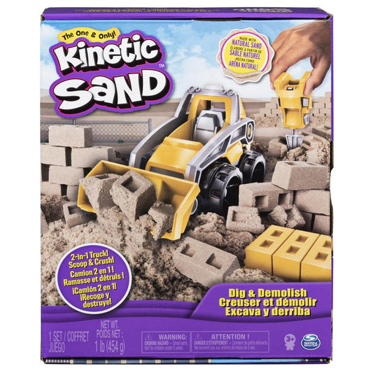 Kinetic Sand Dig & Demolish Truck Playset