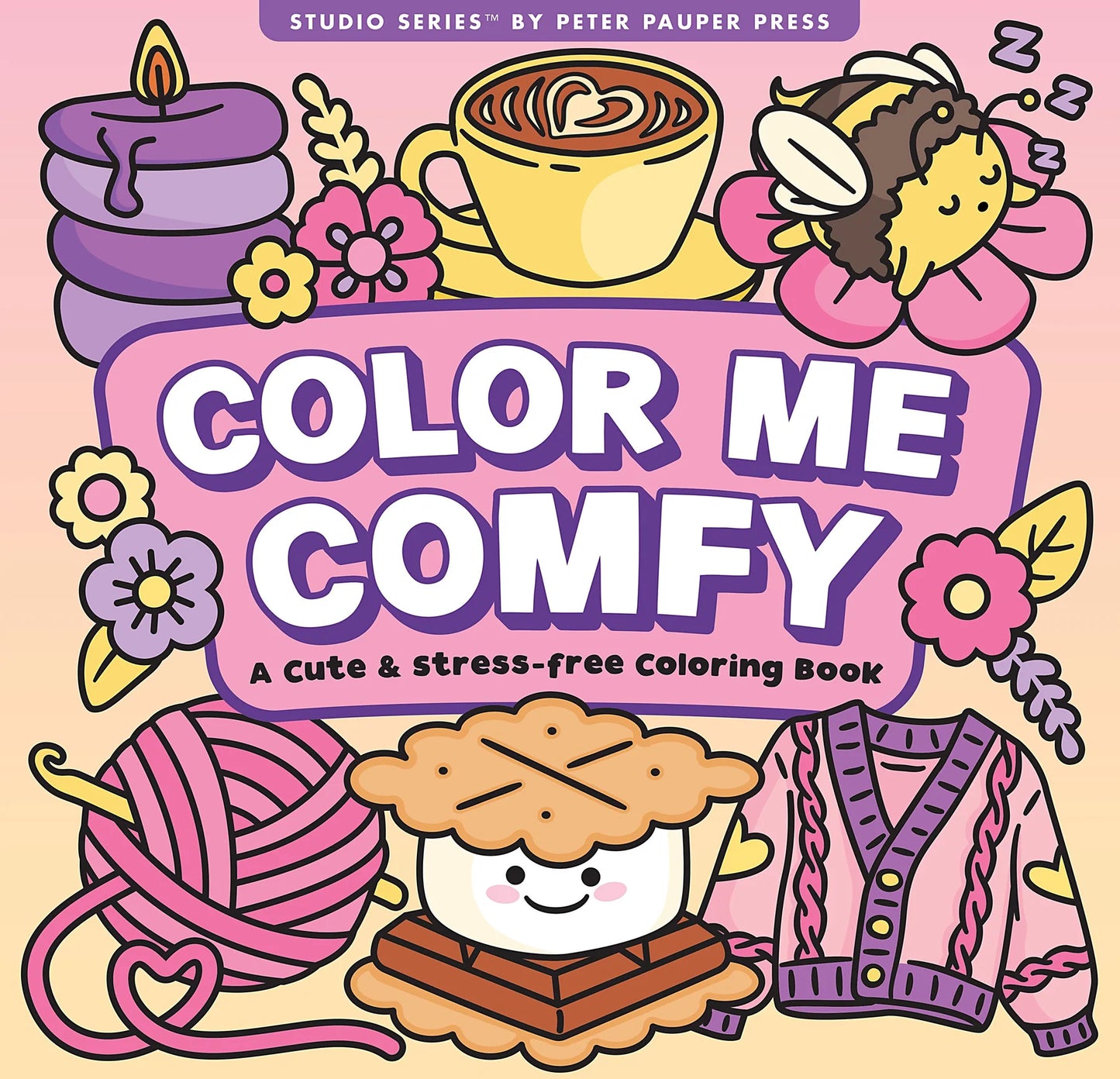 Cute & Stress Free Coloring Book Color Me Comfy