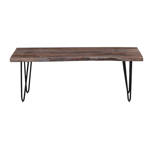 Natures Edge Slate Grey Wash Dining Bench 48" Long