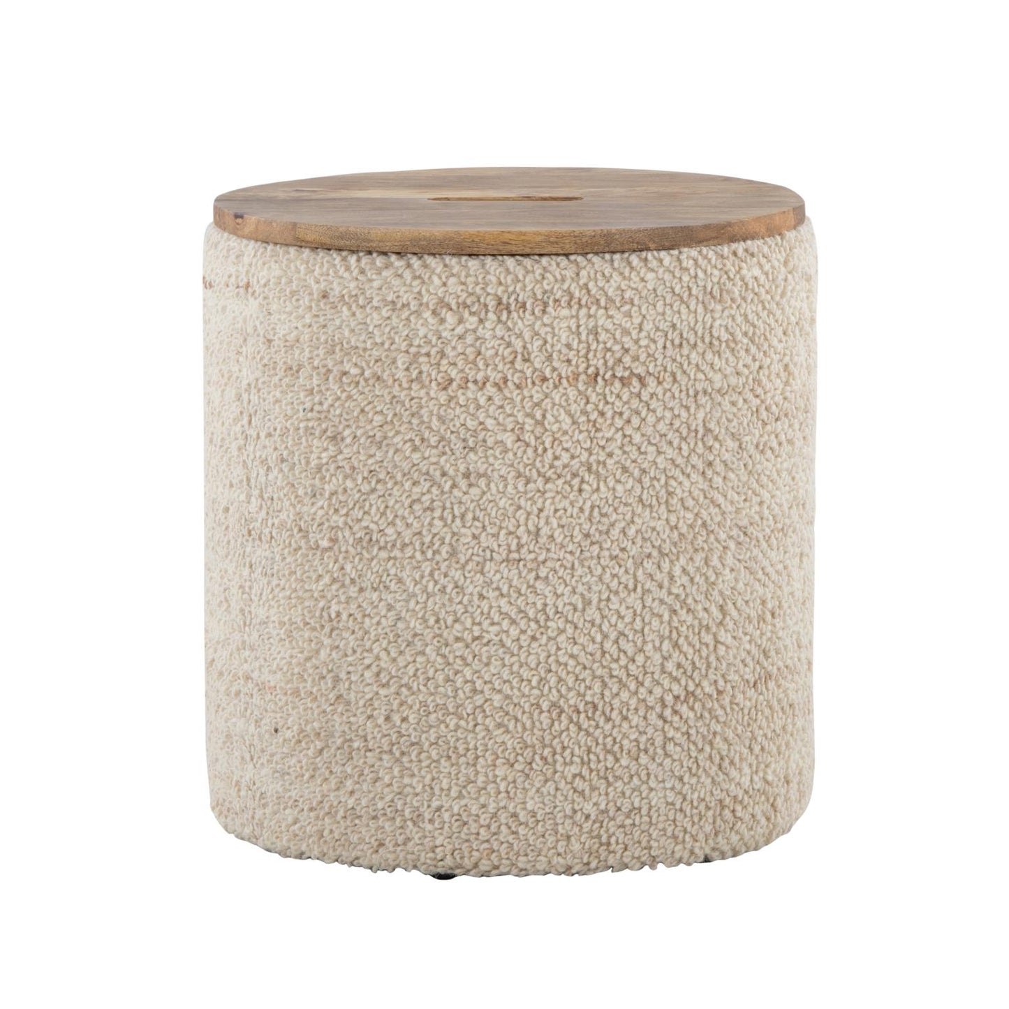 Tahoe 17" Contemporary Wood Storage Ottoman
