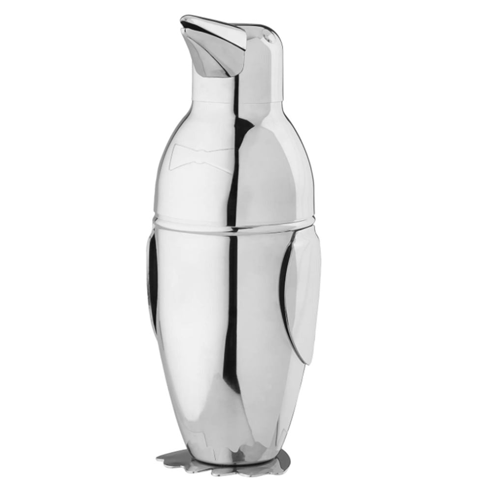 Cocktail Shaker - Metal-Stainless Steel Penguin