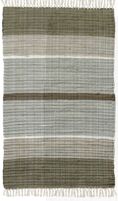 Lido Rag Rug Cotton Earth 27" x 72"