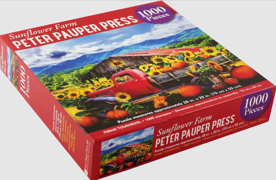 Puzzle 1000 Piece Sunflower Farm