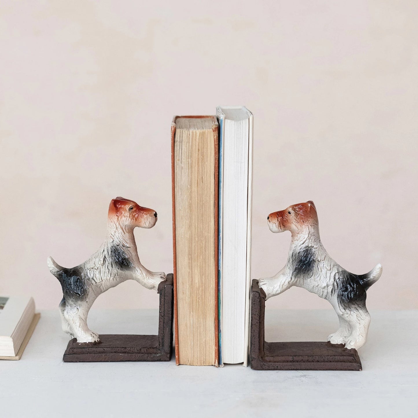 Bookends Cast Iron Jack Russell Terrier 5.75"h (Sold as Pair)