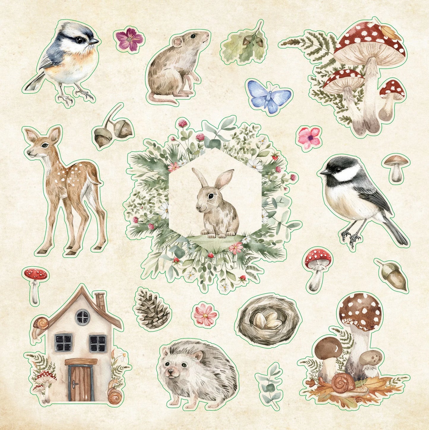 Sticker Book Enchanted Forest