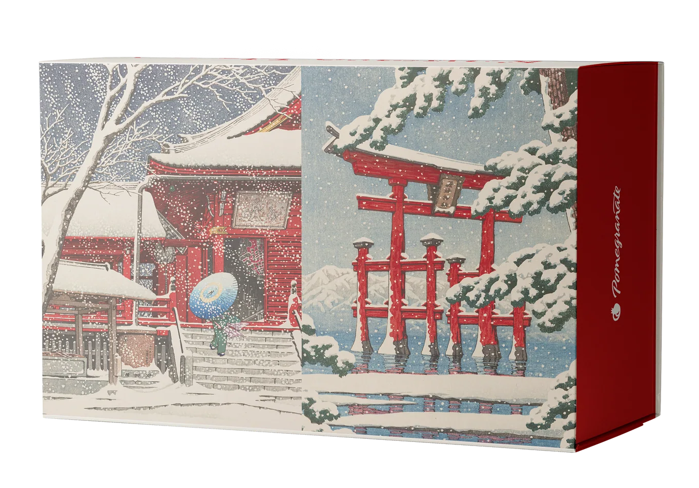 Jigsaw Puzzle Mini - 120 Piece - 4 Image Set - Kawase Hasui - Snowfall
