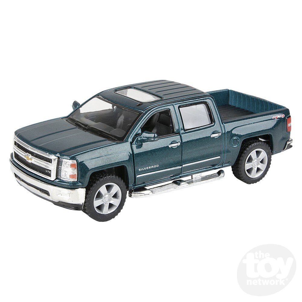 Diecast Pullback - Chevy Silverado Pickup - 2014 - 5" - Sold Individually