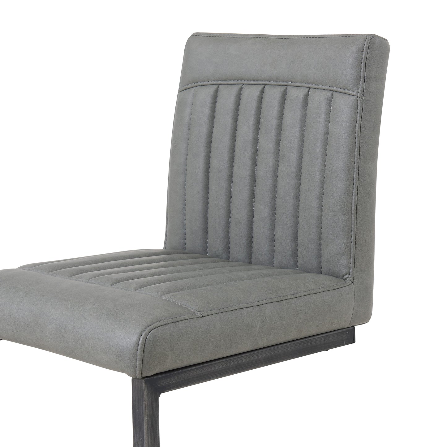 Ronan Polyurethane Bar Stool Antique Graphite Grey