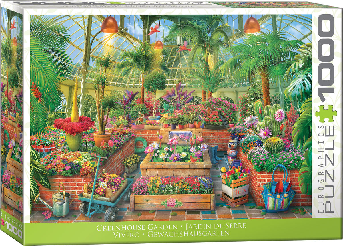 Eurographics Puzzle 1000 Piece - Greenhouse Garden