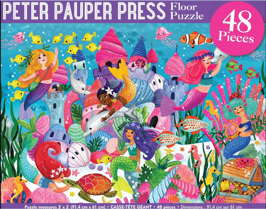 Puzzle Kid's Floor 48 Piece Mermaid Adventure