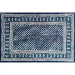 Tapestry Single Size Sanganeer Dabu Blue