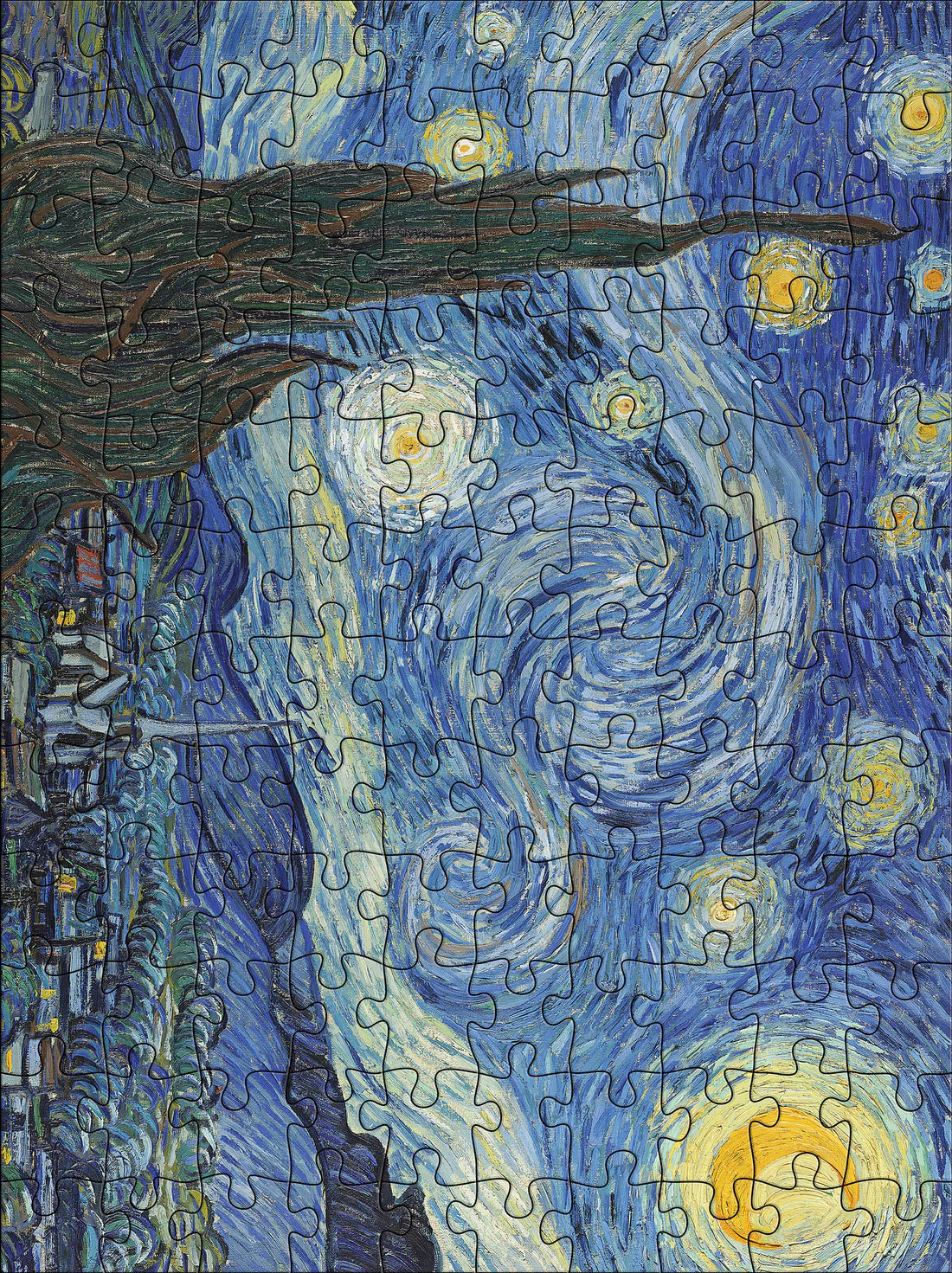 Jigsaw Puzzle Mini - 120 Piece - 4 Image Set - Vincent Van Gogh