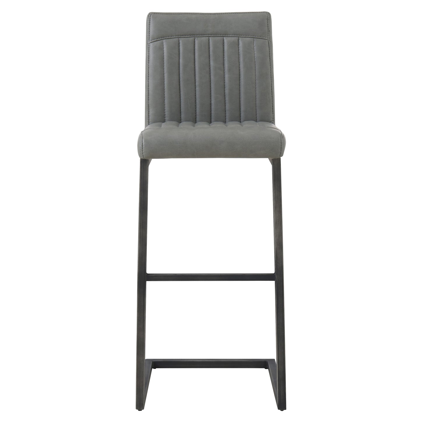 Ronan Polyurethane Bar Stool Antique Graphite Grey
