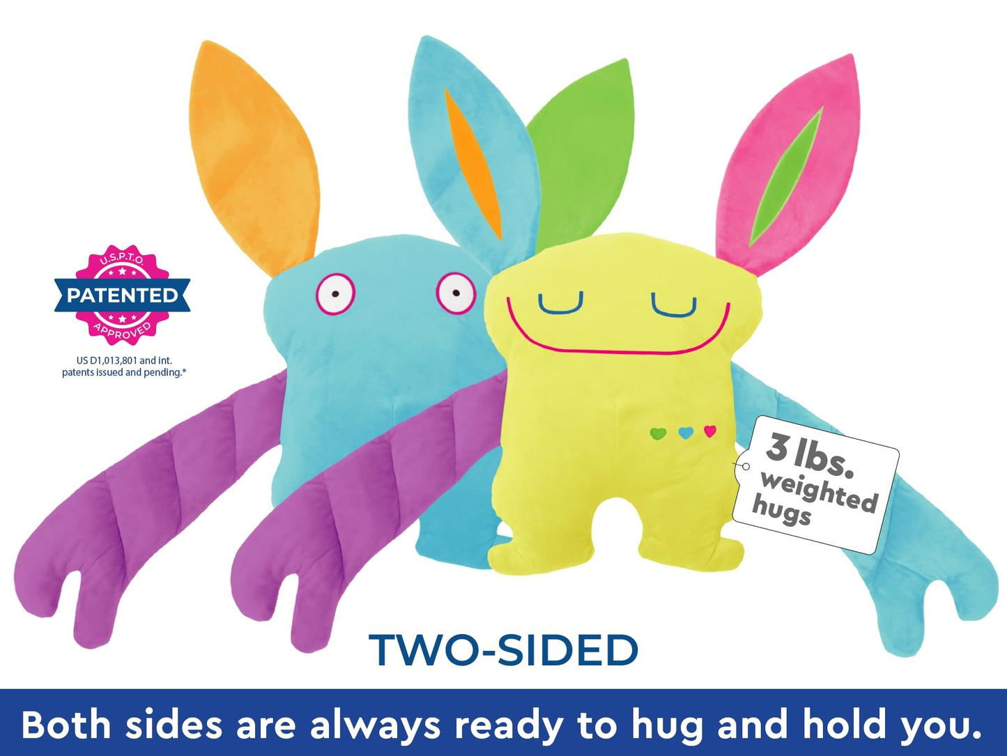 Bumpas Weighted Sensory Plush Jiff Multiple Colors