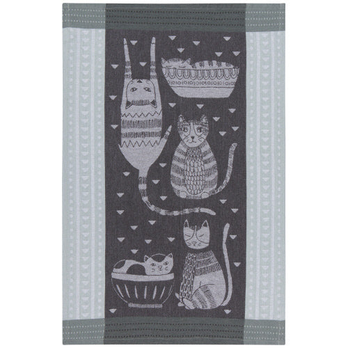 Tea Towel - Purr Party Jacq