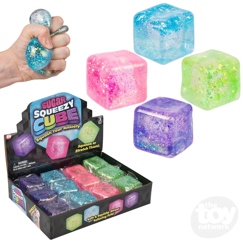 Squeezy Sugar Cube 2" (Sold Individually)