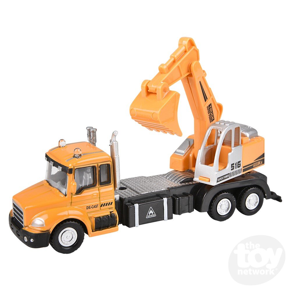 Diecast Pullback - Trucks - Various Big Rigs - 6" - Sold Individually