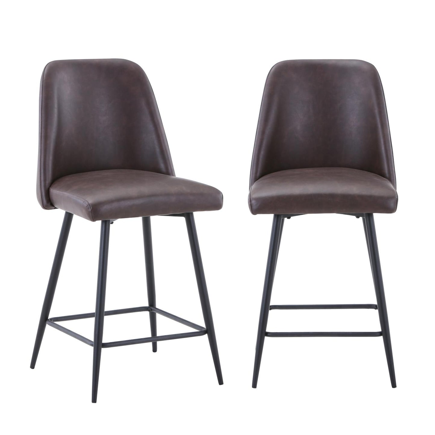 Maddox Counter Stool Dark Brown