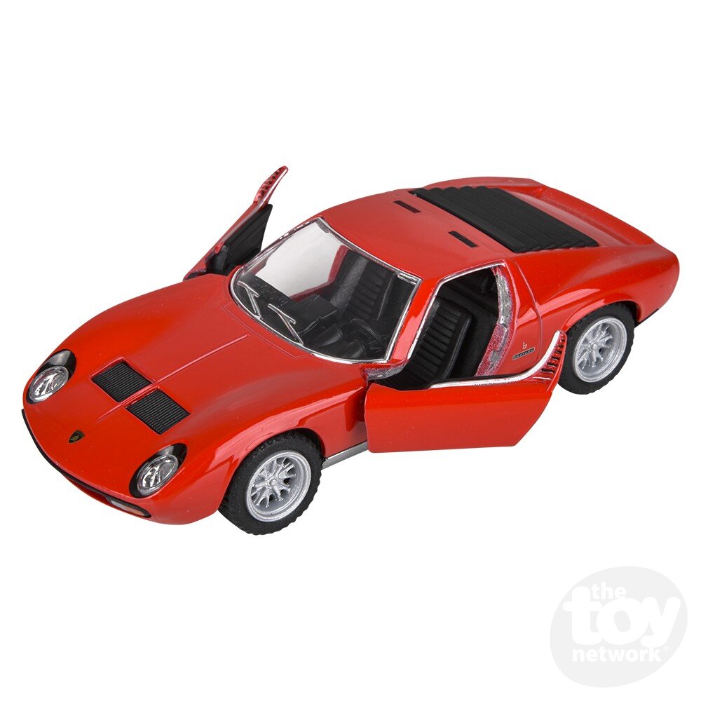 Diecast Pullback - Lamborghini - Miura P400 S - 1971 - 5" - Sold Individually