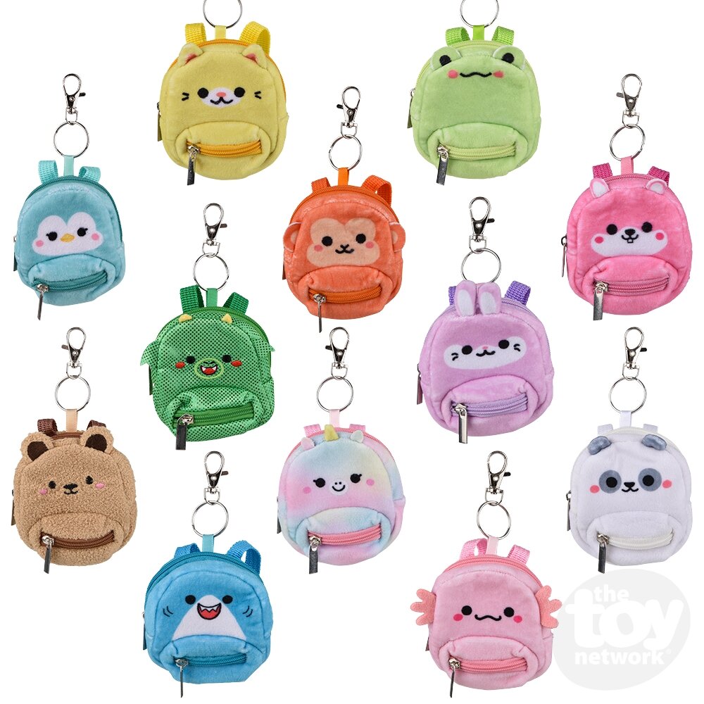 Blind Bag - Kawaii Plush - Mini Backpack Clip - 3" - Sold Individually
