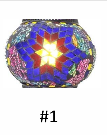 Mosaic Lamp Globe 12" #1