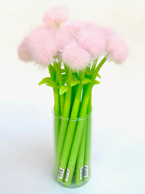 Gel Pen Flower Dandelion (Sold Individually)