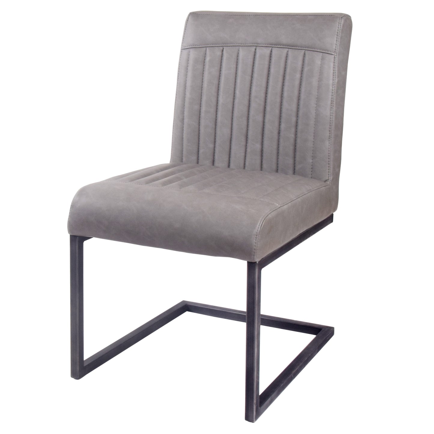 Ronan Polyurethane Dining Chair Antique Graphite Grey