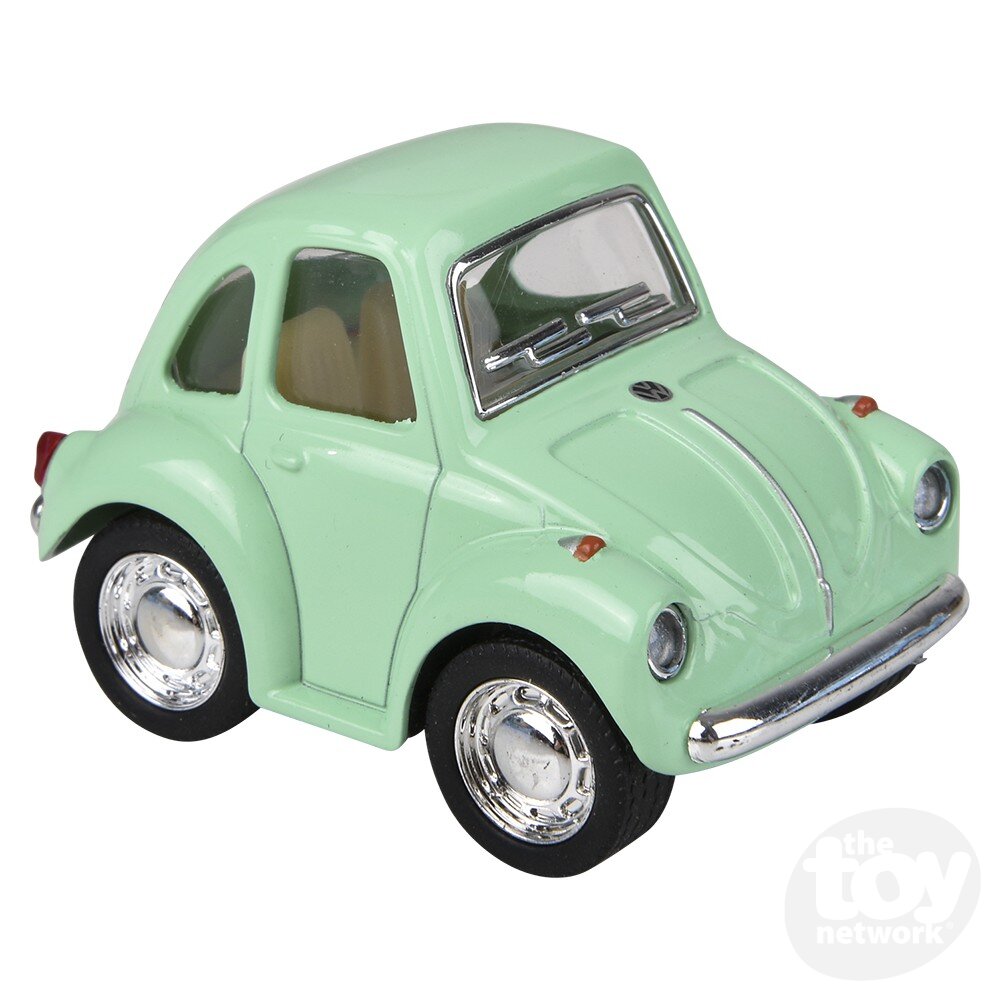 Diecast Pullback - Mini - VW Beetle Pastels - 2" - Sold Individually