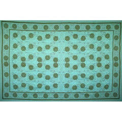 Tapestry Queen Size Lazy Dazy Green