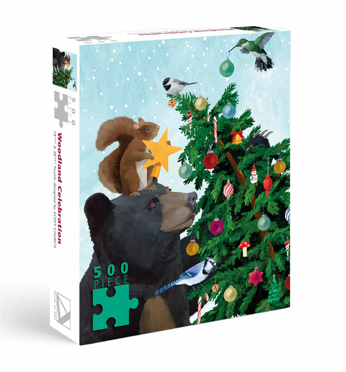 Holiday Puzzle 500 Piece Woodland Celebration