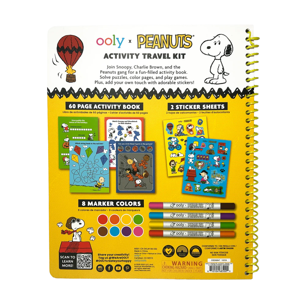 Ooly x Peanuts Activity Travel Kit