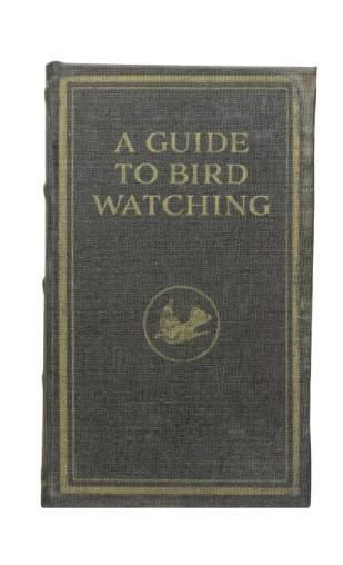 Book Storage Box Small "A Guide to Bird Watching"