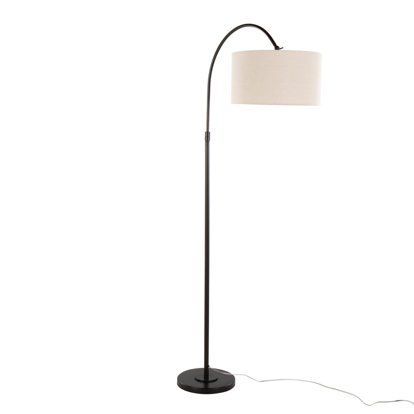 April 72" Contemporary Metal Floor Lamp