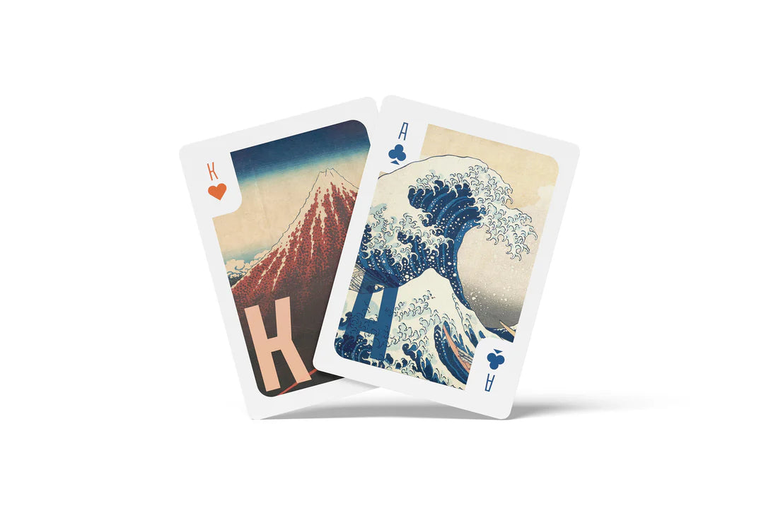 Game - Playing Cards - Katsushika Hokusai