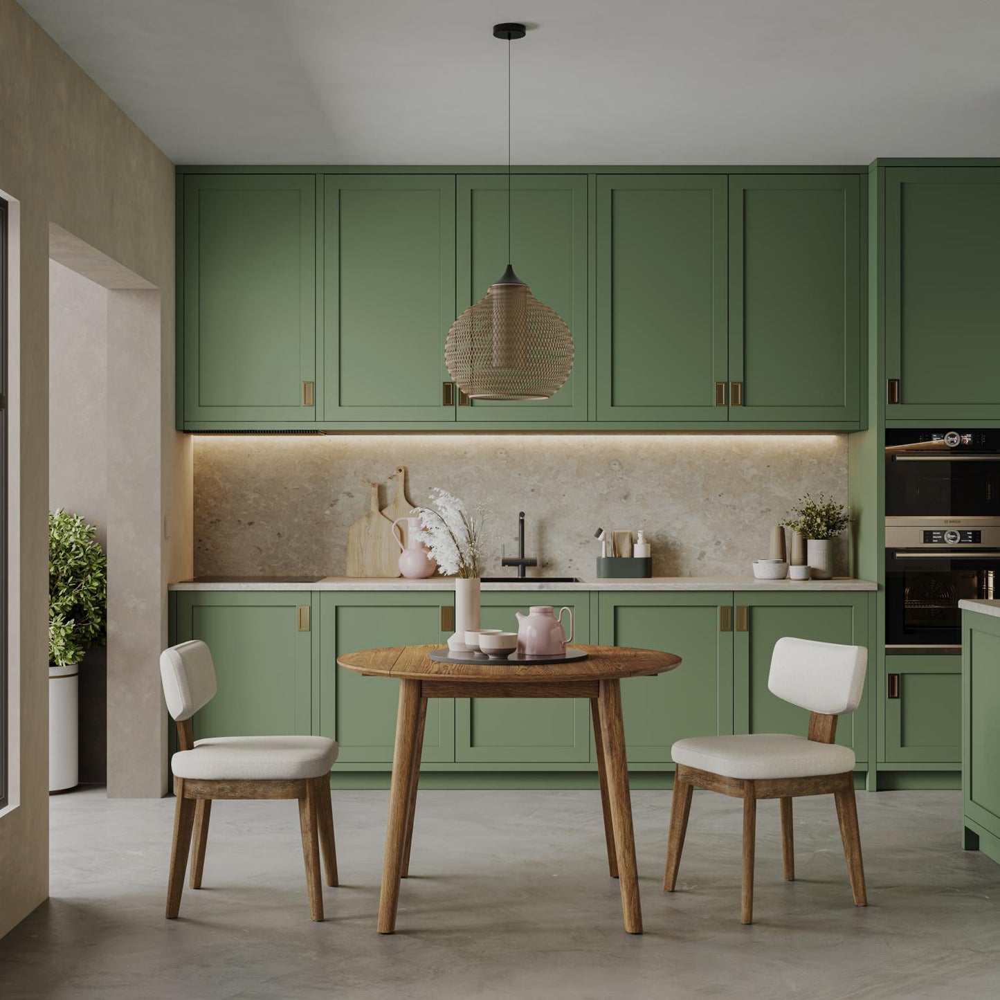 Tate Dining Chair Chestnut Finish