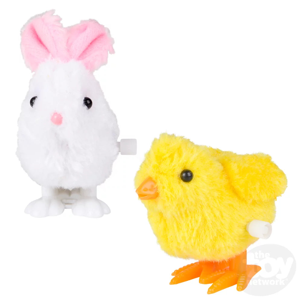 Easter Wind Up 3" Chick or Bunny (Sold Individually)