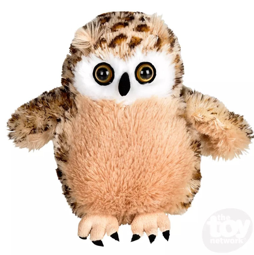 Plush Animal Den Owl 8"