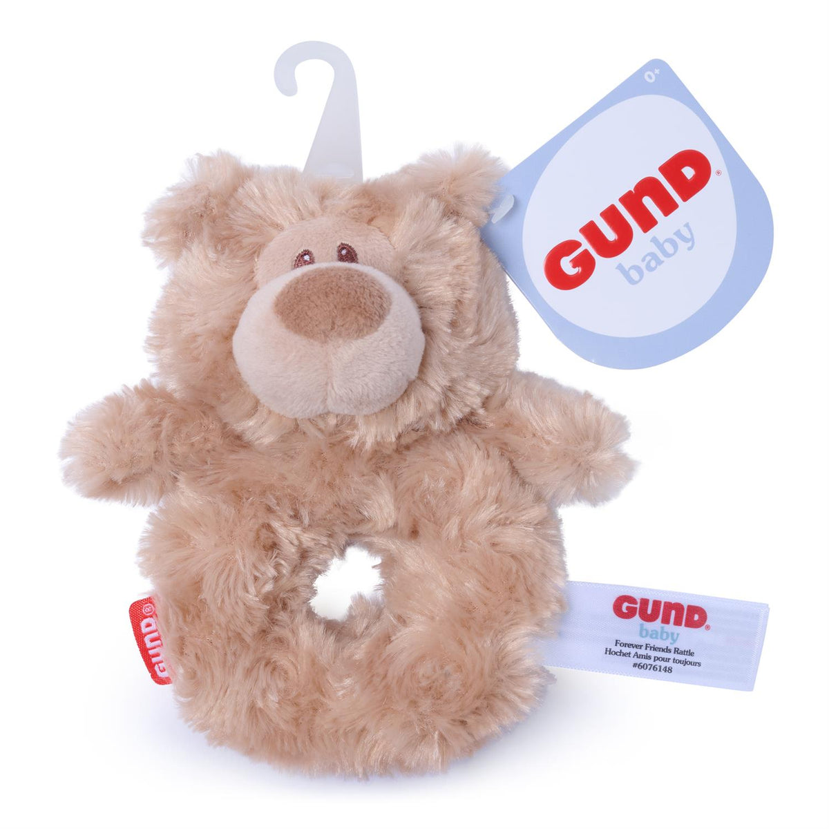 Plush Baby Ring Rattles Philbin or Mutsy (Sold Individually)