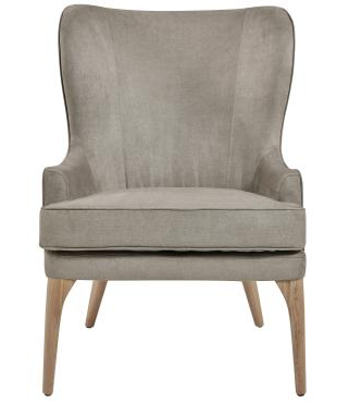 Bjorn KD Fabric Accent Chair Denim Dove Gray