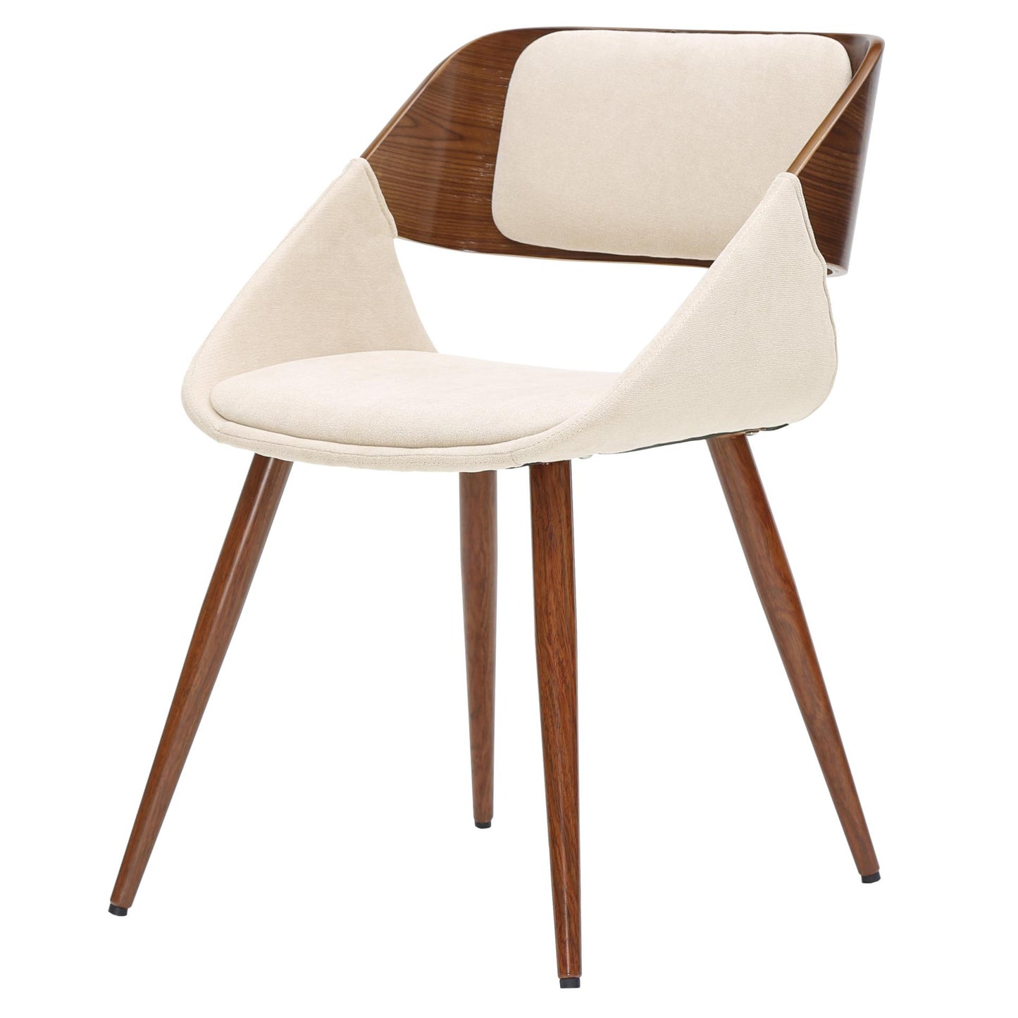 Cyprus KD Fabric Chair Santorini Sand Walnut