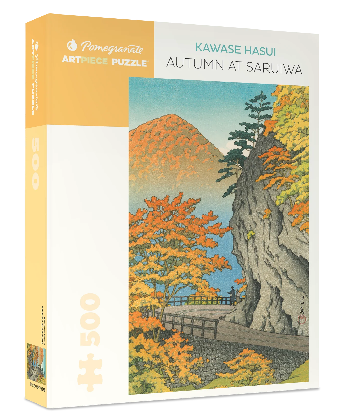 Puzzle 500 Piece - Kawase Hasui - Autumn at Saruiwa