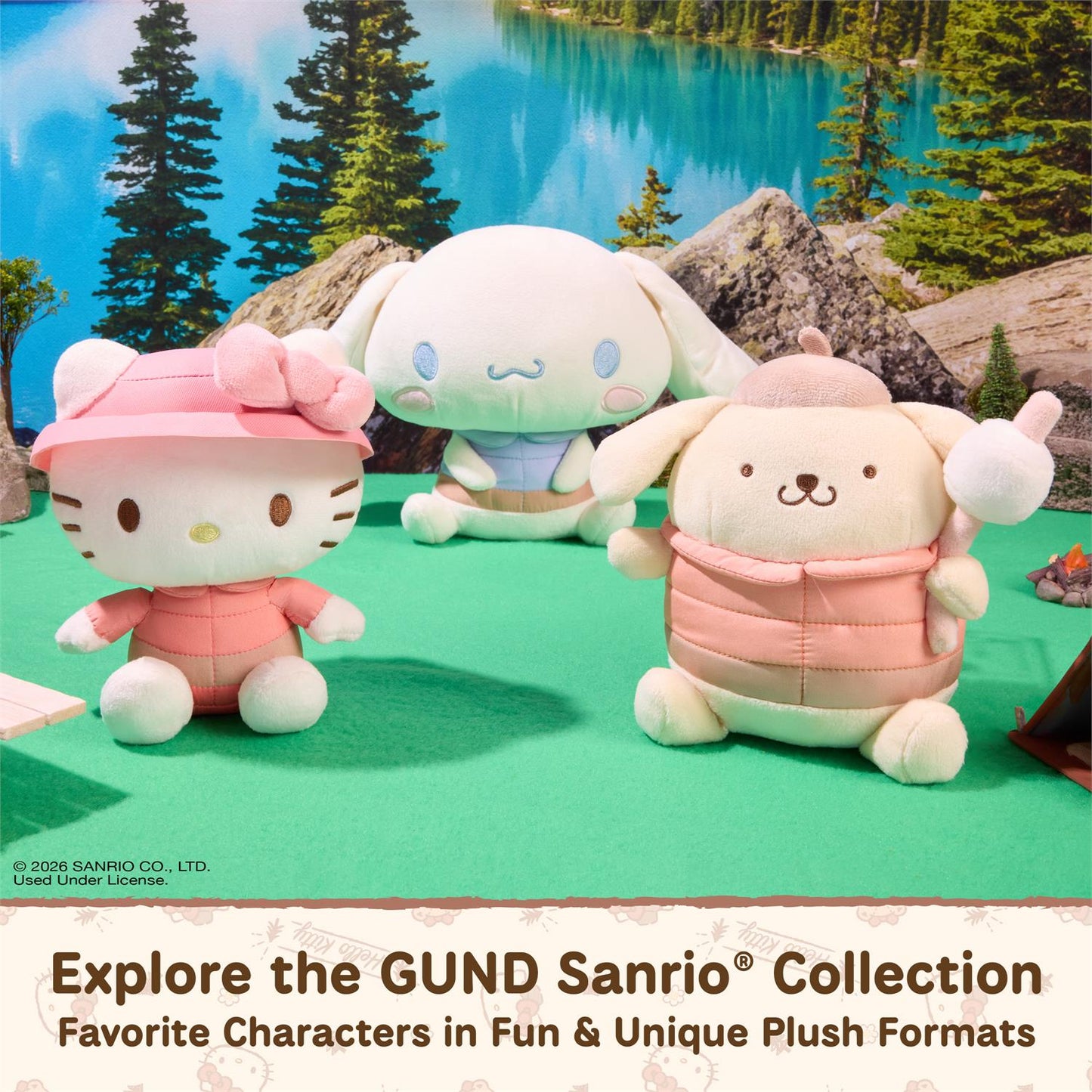 Kawaii Blind Box Sanrio Hello Kitty & Friends Camping Surprise