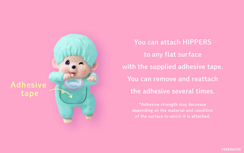 Blind Box Hippers - Monchhichi - Colors - Wink Series