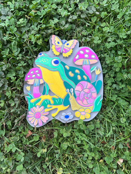 I Heart Art Marker By Numbers Garden Stone