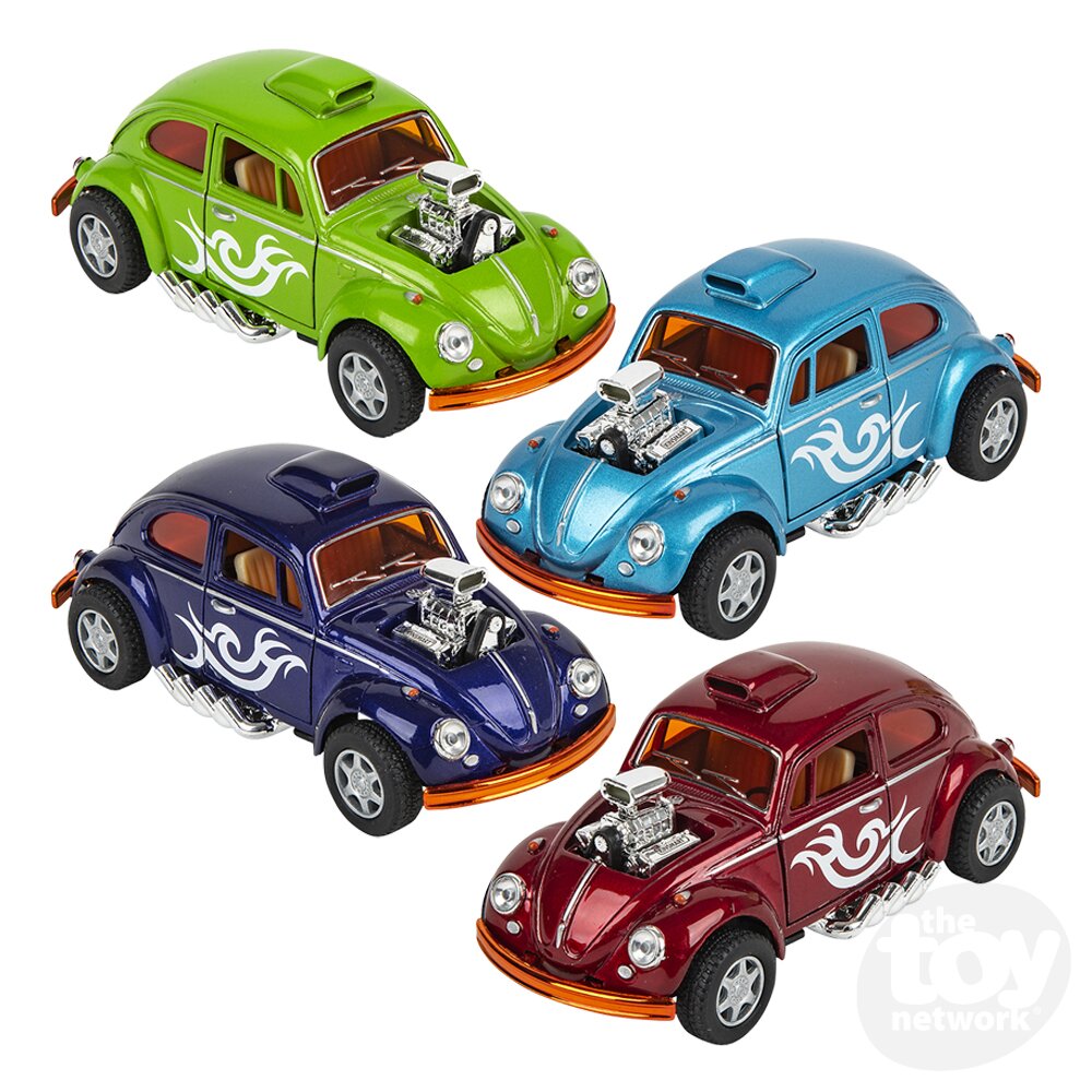 Diecast Pullback - VW Beetle - Dragster -5" - Sold Individually