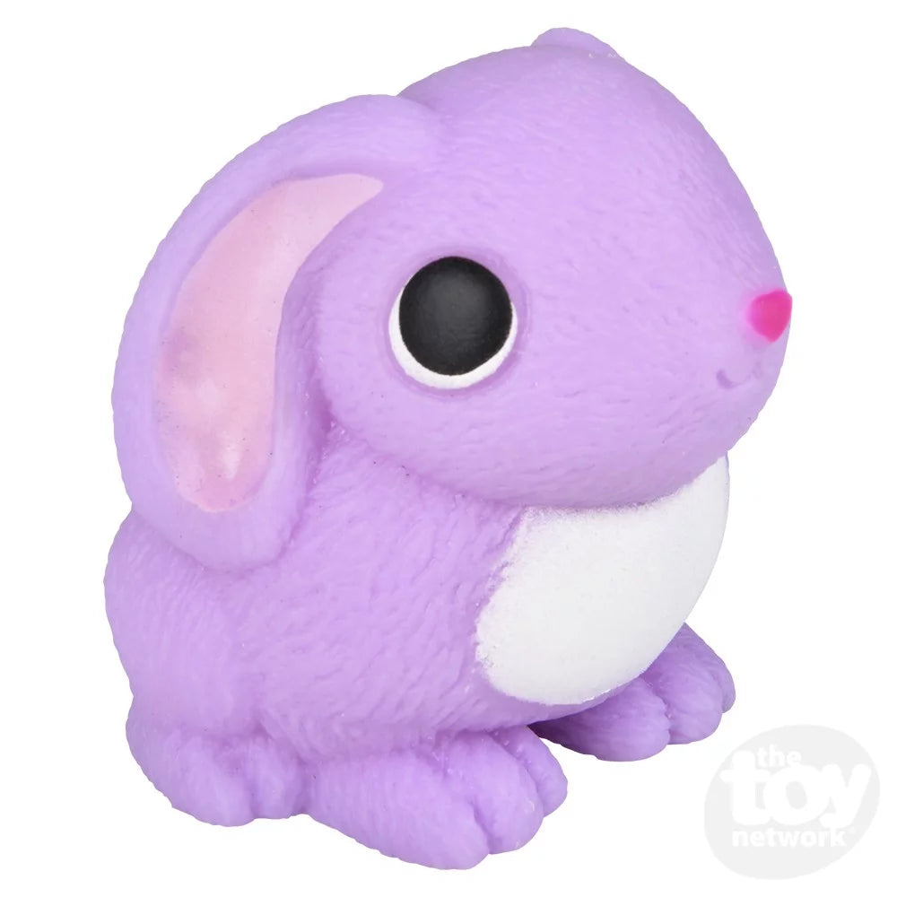 Easter Squish & Stretch Bunny 3.25" (Sold Individually)