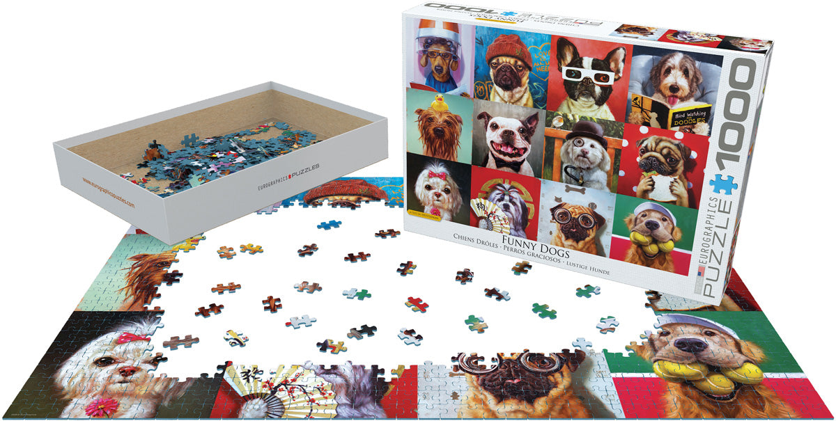Eurographics Puzzle 1000 Piece - Funny Dogs